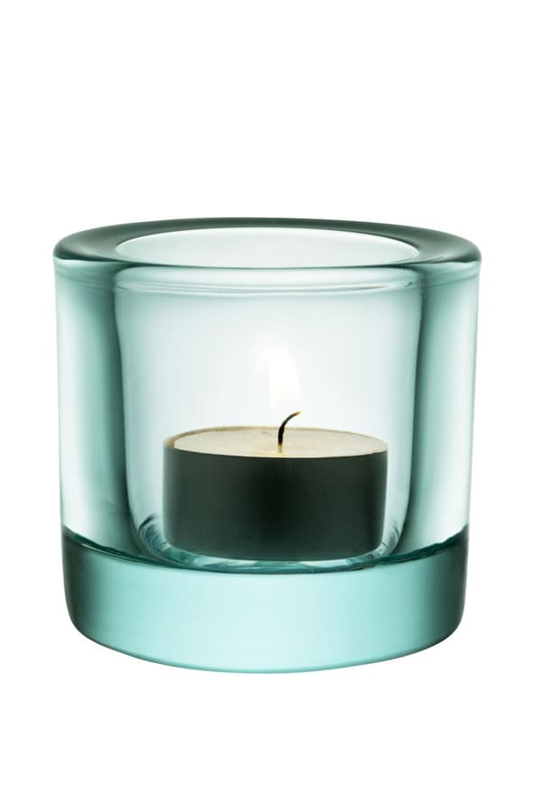 Ljuslykta IITTALA Kivi 60mm vattengrön