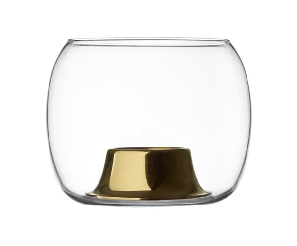Ljuslykta IITTALA Kaasa 141x115mm guld