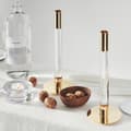 Miniatyrbillede 4 af 4: Lumiere Candlestick Gold, 26cm - Orrefors