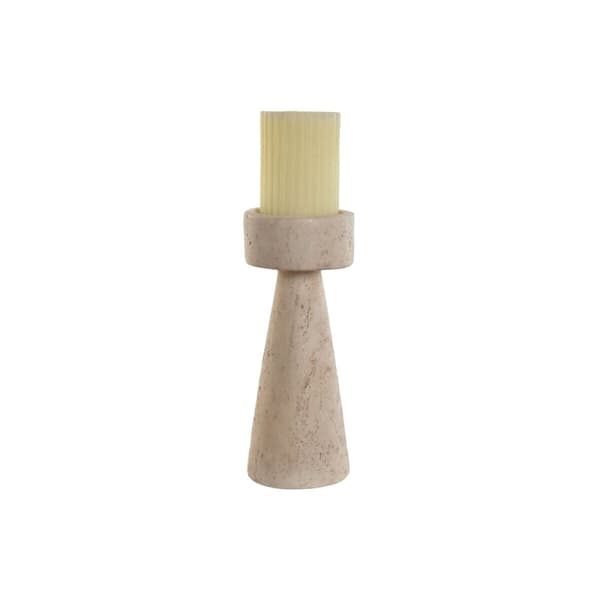Kandelaber Home ESPRIT Beige Harpiks Marmor 10 x 10 x 25 cm