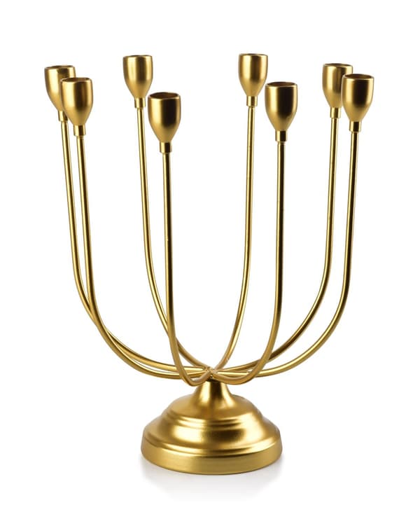 CEDRIC GOLD Lysestage 27x11,5h32cm, 8 arme