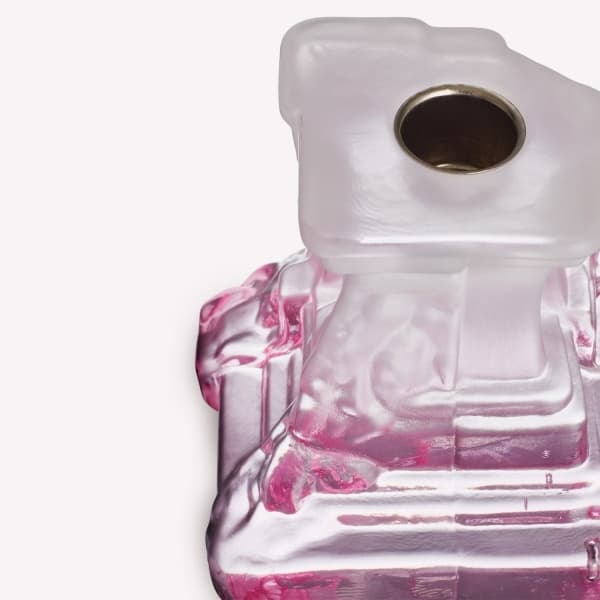 Rocky Baroque Candleholder Spicy Rose 9,5cm - Kosta Boda