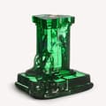 Pikkukuva 3 / 4: Rocky Baroque Candleholder Emerald Green 15cm - Kosta Boda