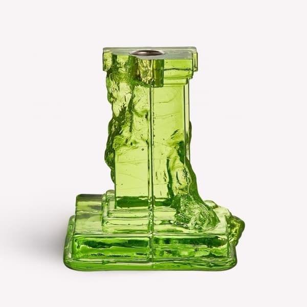 Rocky Baroque Candleholder Cryptonite 15cm - Kosta Boda