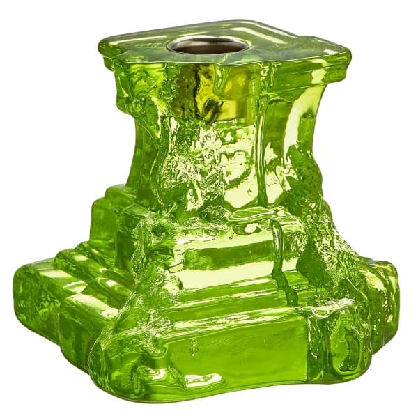 Rocky Baroque Candleholder Kryptonite, H 9,5cm - Kosta Boda