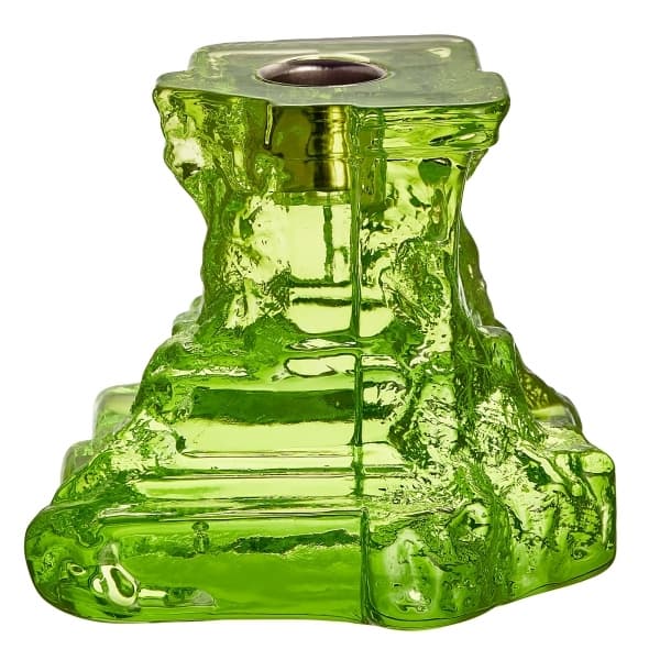 Rocky Baroque Candleholder Kryptonite, H 9,5cm - Kosta Boda