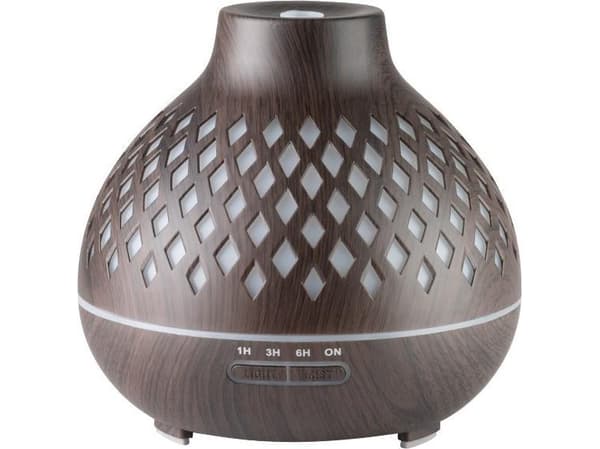 Activeshop aroma diffuser AROMA DIFFUSER LUFTFUKTER SPA 10 MØRK TRE 400ML + TIMER