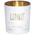 Miniatyrbild 1 av 4: Corinne värmeljushållare i vitt och guld