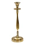 Miniatyrbilde 5 av 7: Sett med 2 lysestaker Gull Metall Glanset Metallisk Glamour Glamour Taper Lysestaker