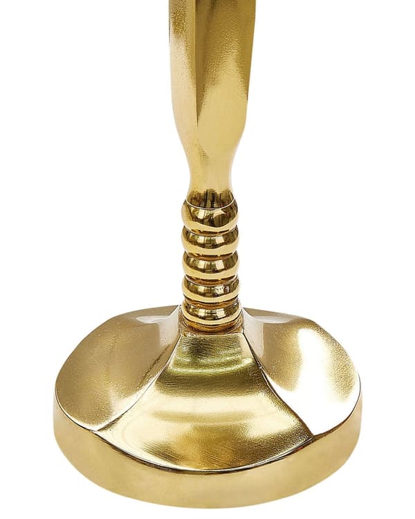 Sett med 2 lysestaker Gull Metall Glanset Metallisk Glamour Glamour Taper Lysestaker