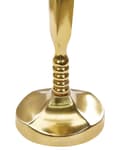 Miniatyrbilde 7 av 7: Sett med 2 lysestaker Gull Metall Glanset Metallisk Glamour Glamour Taper Lysestaker