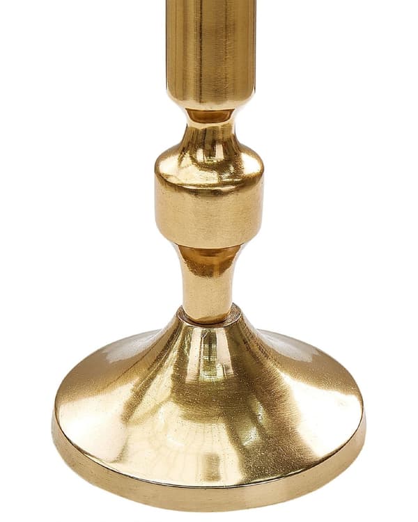 Sett med 2 lysestaker Gull Metall Glanset Metallisk Glamour Glamour Taper Lysestaker