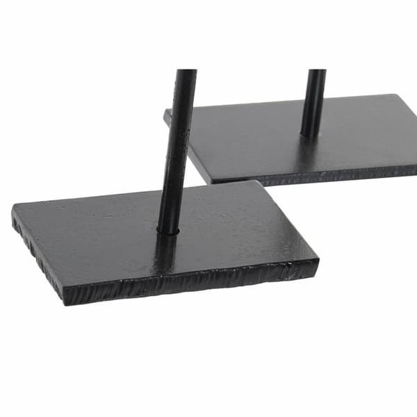 Ljusstakar DKD Home Decor Blå Rosa Metall Glas 12 x 12 x 24 cm (2 antal)
