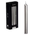 Miniatyrbild 4 av 4: Set med levande ljus Acorde 126-E-AR Silvrig 2 x 2 x 20 cm (12 antal)
