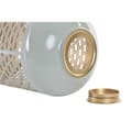 Miniatyrbillede 4 af 4: Lyseholder DKD Home Decor 24 x 24 x 46 cm Blå Pink Aluminium 24 x 24 x 56 cm (2 enheder)
