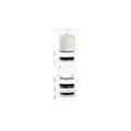 Miniatyrbillede 1 af 4: Lyseholder DKD Home Decor Blå Sort Krystal 6 x 6 x 16 cm