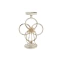 Miniatyrbillede 1 af 2: Lyseholder DKD Home Decor 24 x 13 x 34 cm Metal Hvid