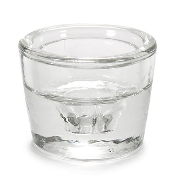 Lyseholder Gennemsigtig Glas 6 x 4,3 x 6 cm (12 enheder)