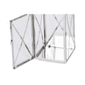 Miniatyrbilde 3 av 4: Lyhty Home ESPRIT Sølv Krystall Stål Forkrommet 16 x 15 x 32 cm (2 Deler)