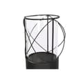 Pikkukuva 2 / 4: Tablettisetti Home ESPRIT Musta Metalli Kristalli 27 x 27 x 125 cm (2 osaa)