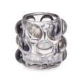 Pikkukuva 2 / 4: Kynttilänjalka Mikrohelmet Harmaa Kristalli 8,4 x 9 x 8,4 cm (12 osaa)
