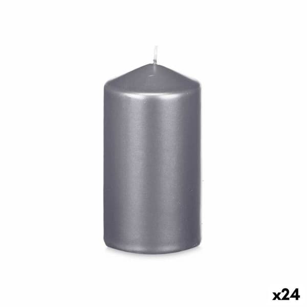 Kynttilä Acorde 92537 Hopeinen 7 x 13 x 7 cm (24 osaa)