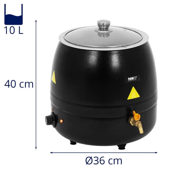 MSW - Vaxsmältare - Elektrisk - 10 l - 400 W