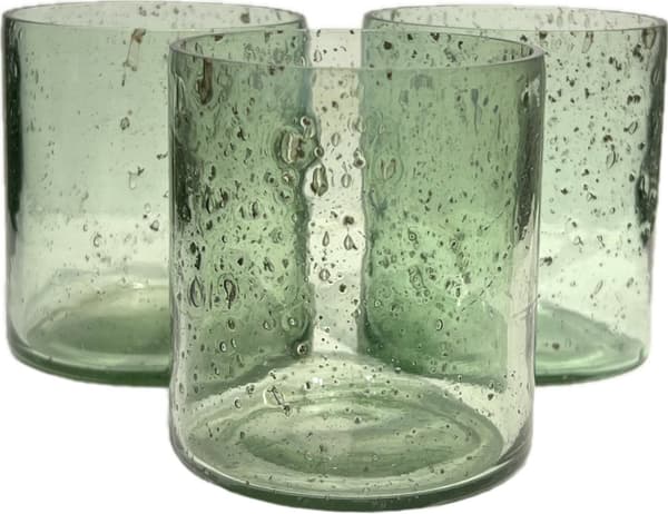 Ljuskopp Glas Transparent Orange Brun Grå