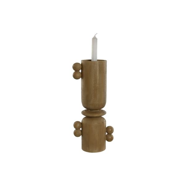 Kandelaber Home ESPRIT Brun Harpiks Træ 15 x 9,5 x 35 cm
