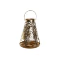 Miniatyrbild 1 av 4: Lykta DKD Home Decor Gyllene Metall 25 x 25 x 42 cm
