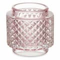Pikkukuva 3 / 3: Kynttilänjalka Pinkki Lasi (9 x 8,8 x 9 cm) (12 osaa)
