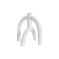 Pikkukuva 1 / 3: Kynttelikkö DKD Home Decor Scandi 21,5 x 21,5 x 23 cm Valkoinen Hartsi