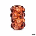 Miniatyrbild 1 av 4: Ljusstakar Mikro-pärlor Orange Glas 8,4 x 12,5 x 8,4 cm (12 antal)