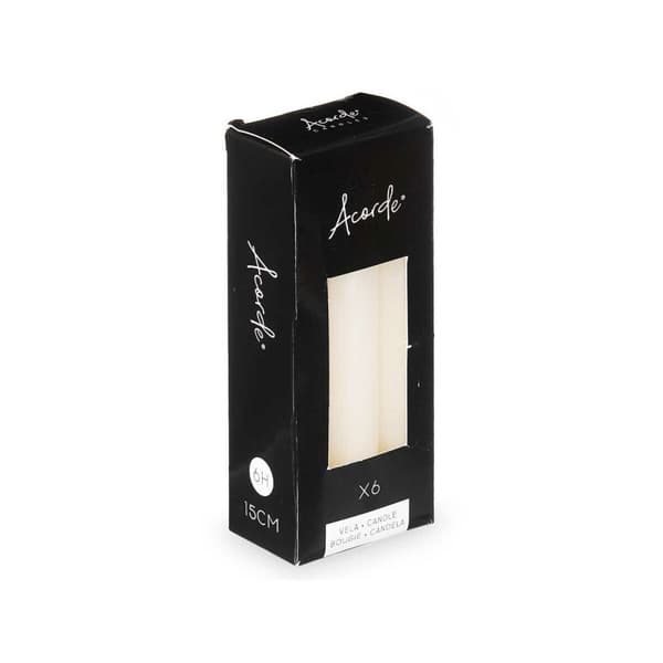 Kynttiläsarja Acorde 123-B-AR Kerma 2 x 2 x 15 cm (12 osaa)