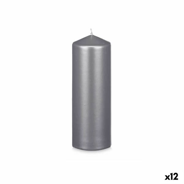Kynttilä Acorde 92541 Hopeinen 7 x 20 x 7 cm (12 osaa)