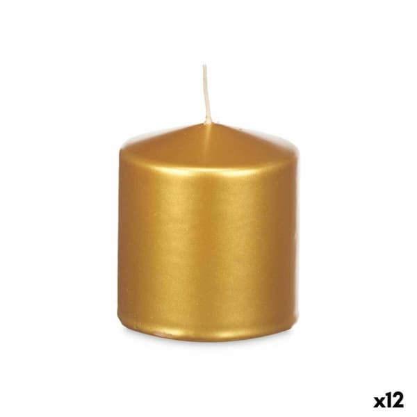 Kynttilä Acorde 92542 Kullattu 9 x 10 x 9 cm (12 osaa)