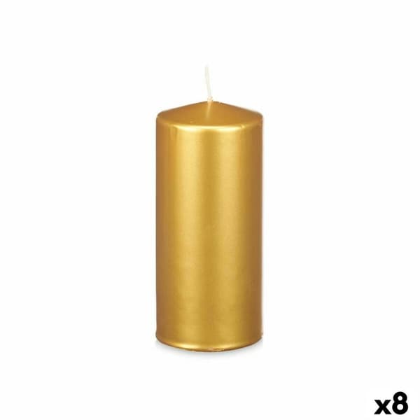 Kynttilä Acorde 92546 Kullattu 9 x 20 x 9 cm (8 osaa)