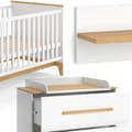Miniatyrbild 6 av 6: Vitalispa Malia barnrum, vitt, set om 4