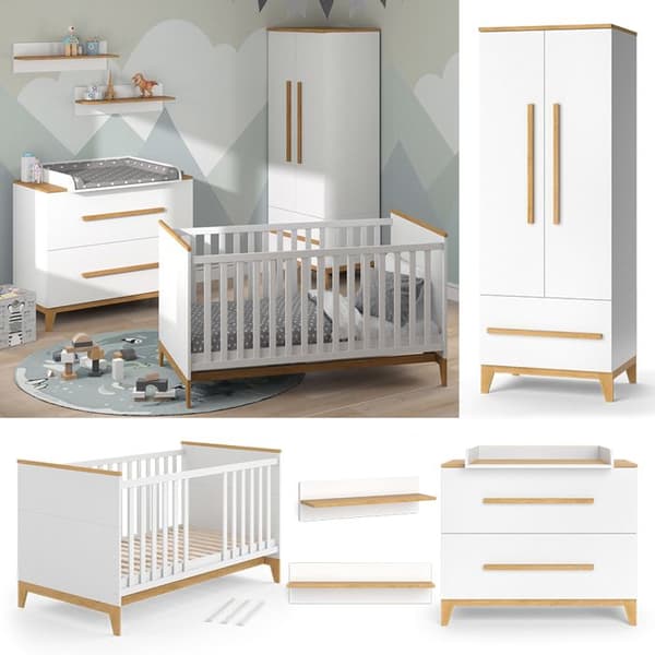 Vitalispa Malia barnrum, vitt, set om 4