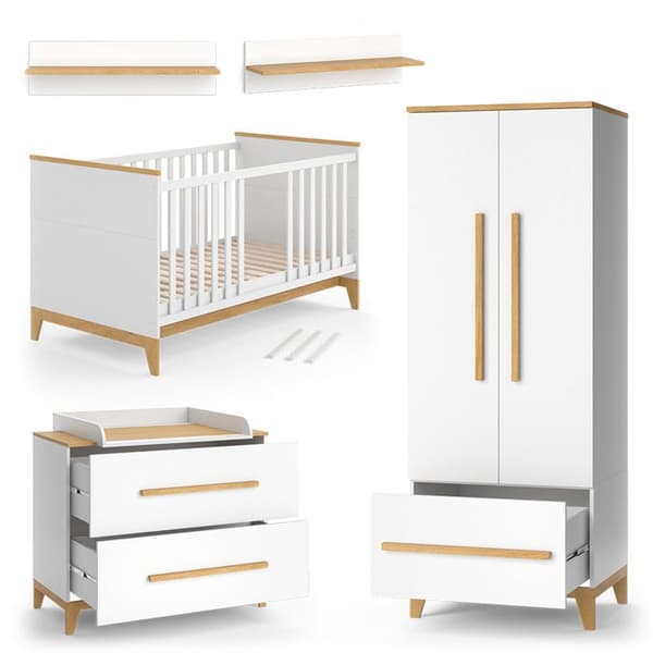 Vitalispa Malia barnrum, vitt, set om 4