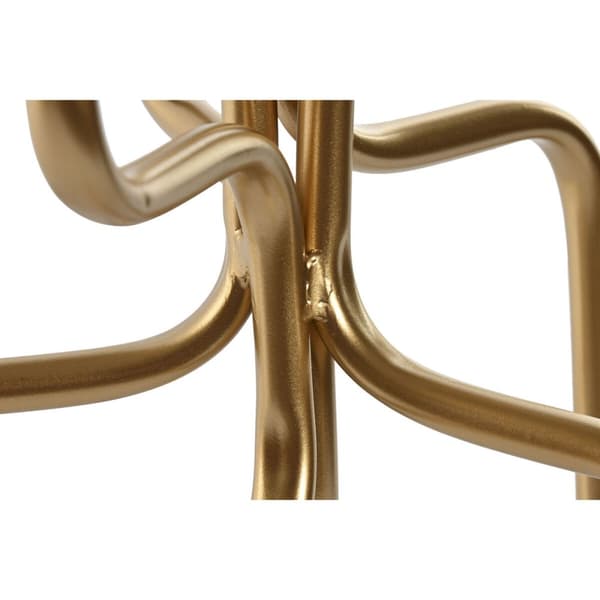 Kandelabre Home ESPRIT Gyllen Metall 25 x 25 x 51 cm