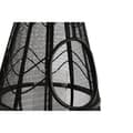 Miniatyrbilde 3 av 6: Lysholder Home ESPRIT Svart Metall 28 x 28 x 50 cm
