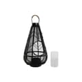 Miniatyrbilde 5 av 6: Lysholder Home ESPRIT Svart Metall 28 x 28 x 50 cm