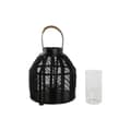Miniatyrbilde 5 av 6: Lysholder Home ESPRIT Svart Metall 26,5 x 26,5 x 28 cm