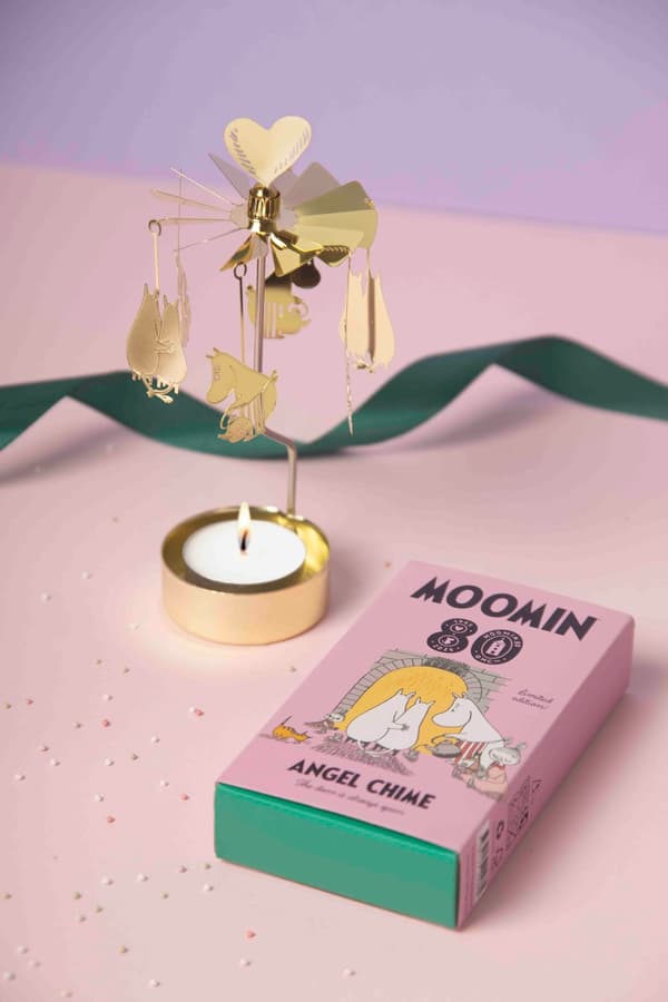 Änglaspel Moomin - Mumin 80 år Limited edition Guld