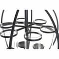 Miniatyrbillede 2 af 4: Lyseholder DKD Home Decor Sort Metal Krystal (60 x 60 x 73 cm)