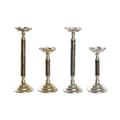 Miniatyrbillede 1 af 3: Kandelaber DKD Home Decor Aluminium 10 x 10 x 31,5 cm Moderne (2 enheder)