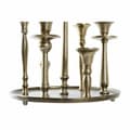 Miniatyrbillede 3 af 3: Kandelaber DKD Home Decor 29 x 29 x 30 cm Aluminium Moderne (2 enheder)