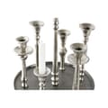 Miniatyrbillede 2 af 3: Kandelaber DKD Home Decor 29 x 29 x 30 cm Aluminium Moderne (2 enheder)