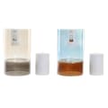 Miniatyrbillede 4 af 4: Lyseholder DKD Home Decor Krystal To-farvet Voks 13 x 13 x 21 cm (2 enheder)